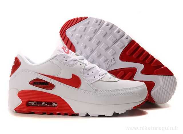 nike blanche et rouge
